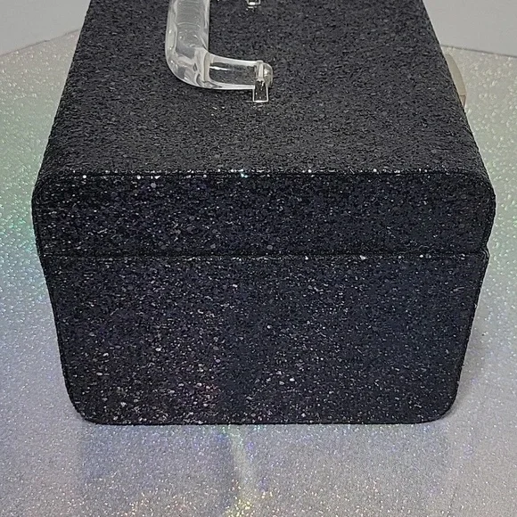 HTF Victoria Secret 2014 Glitter Makeup Cosmetic Train Case/ Box - Picture 6 of 11